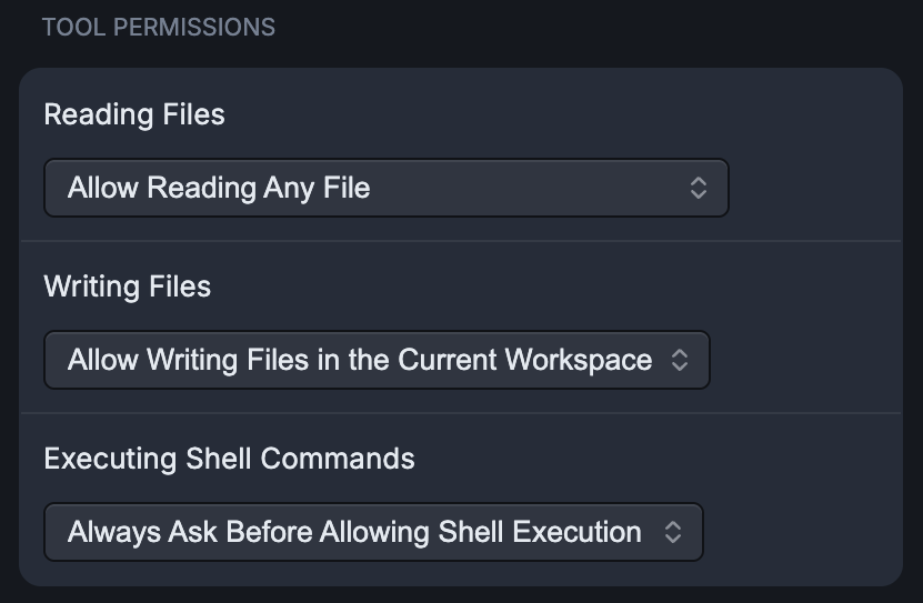 Permission Settings